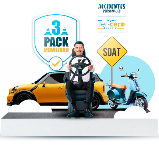 Pack de Movilidad Mundial: SOAT, Accidentes Personales y Seguro Ter-cero